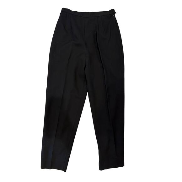 Morgan Taylor Studio Side-Zip Tapered Leg Pants – Black, Size 10 - Picture 1 of 4